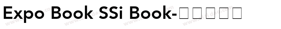 Expo Book SSi Book字体转换